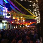 Canal Street, Manchester, during Manchester Pride festival